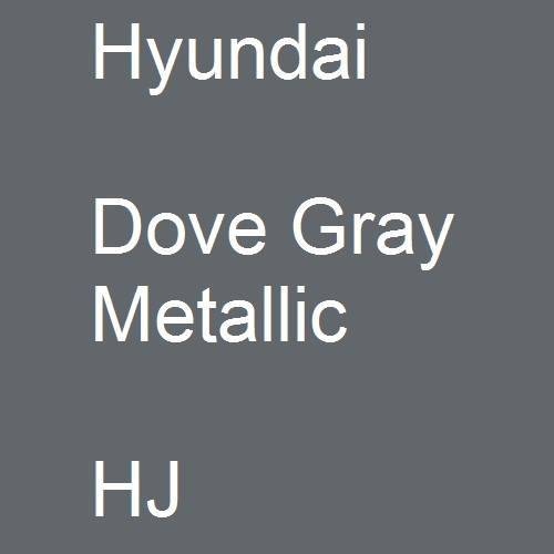 Hyundai, Dove Gray Metallic, HJ.